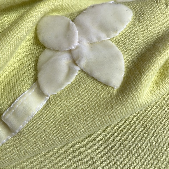 Dillard’s Intuitions Vintage Sweater, Size S, Velvet Trim, Faux Pearl Buttons - Picture 11 of 11